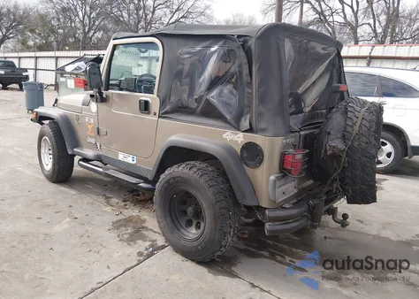 2002 Jeep Wrangler X z USA, uszkodzony, nr VIN 1J4FA39S32P775796